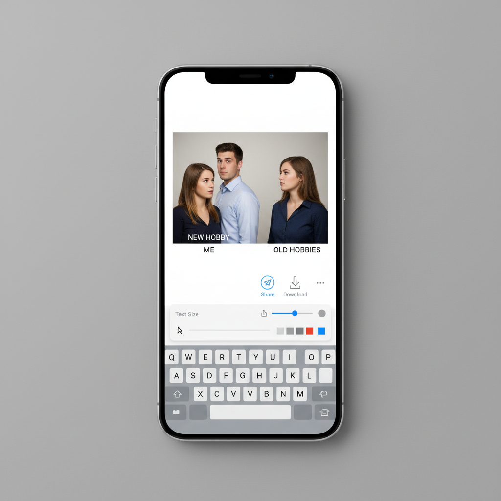 Engagement CTA template with emoji call to action and comment prompt design