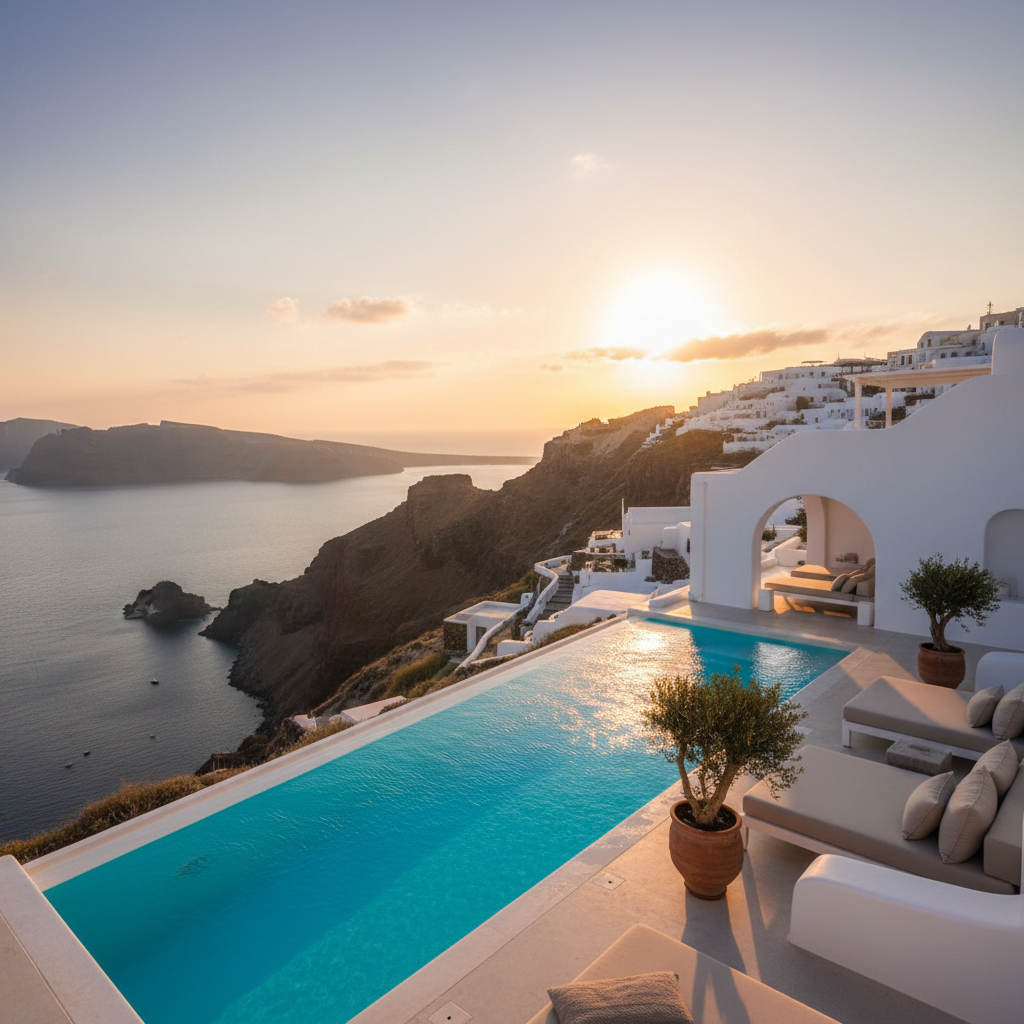 Canaves Oia Suites Santorini luxe adults only hotel met caldera uitzicht