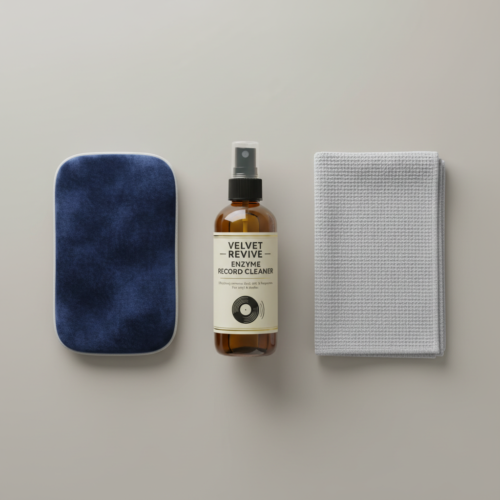 Record Care Kit — vinyl record care and storage accessories bundle