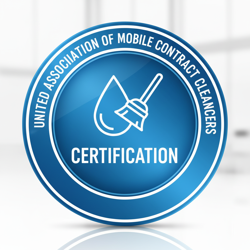 United Association of Mobile Contract Cleaners certification badge