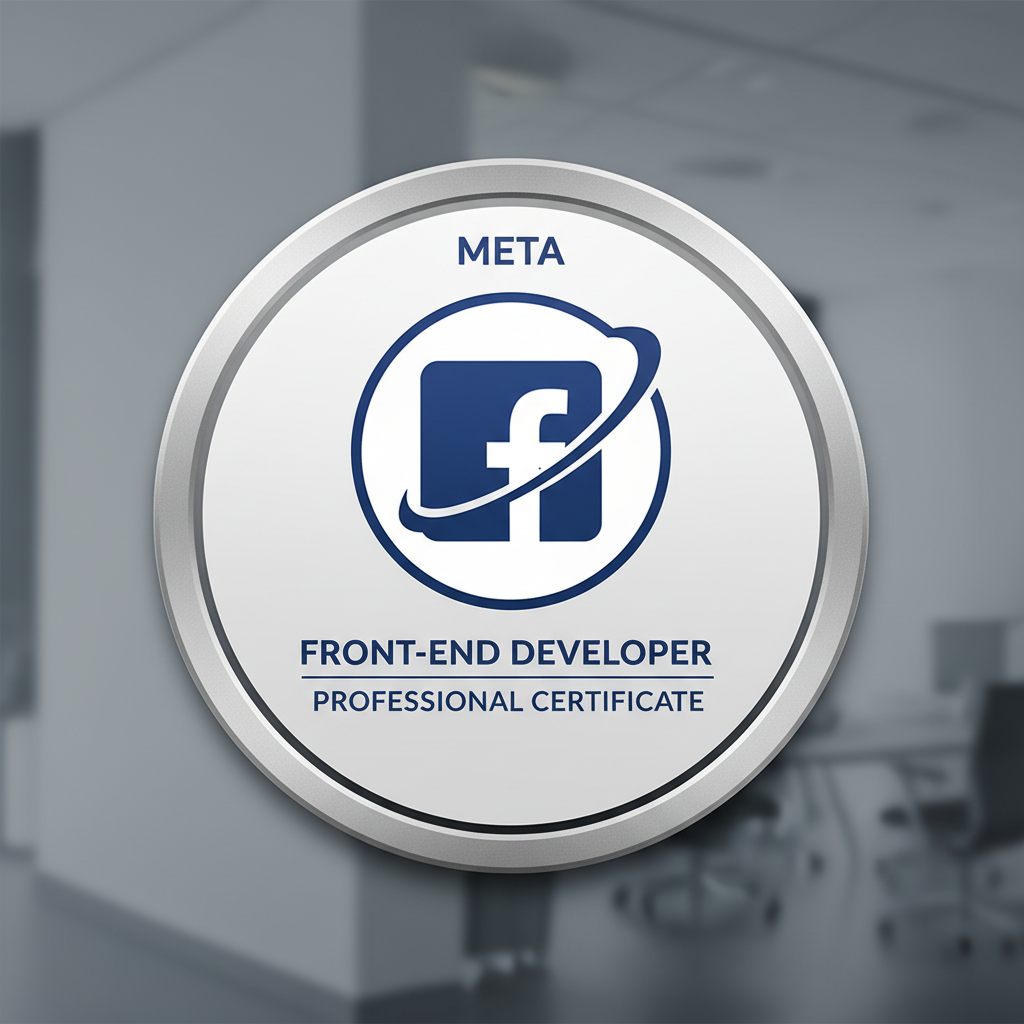 Meta front-end developer professional certification document