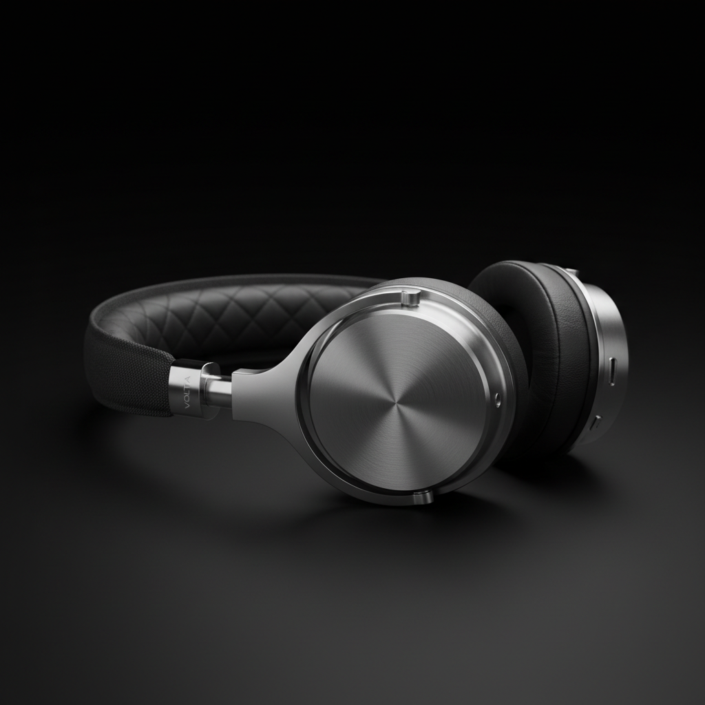 Premium over-ear headphones, product photography