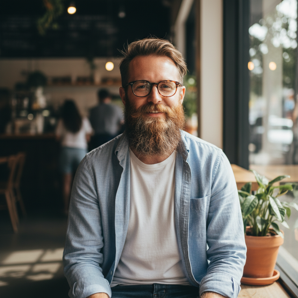 Liam C., male customer from Adelaide with short brown hair