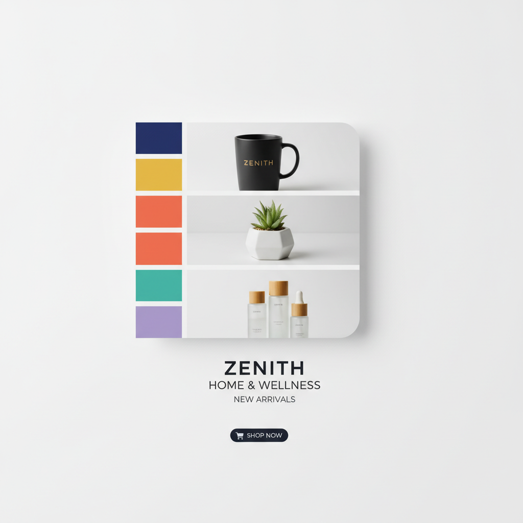 Minimalist Instagram post template showcase