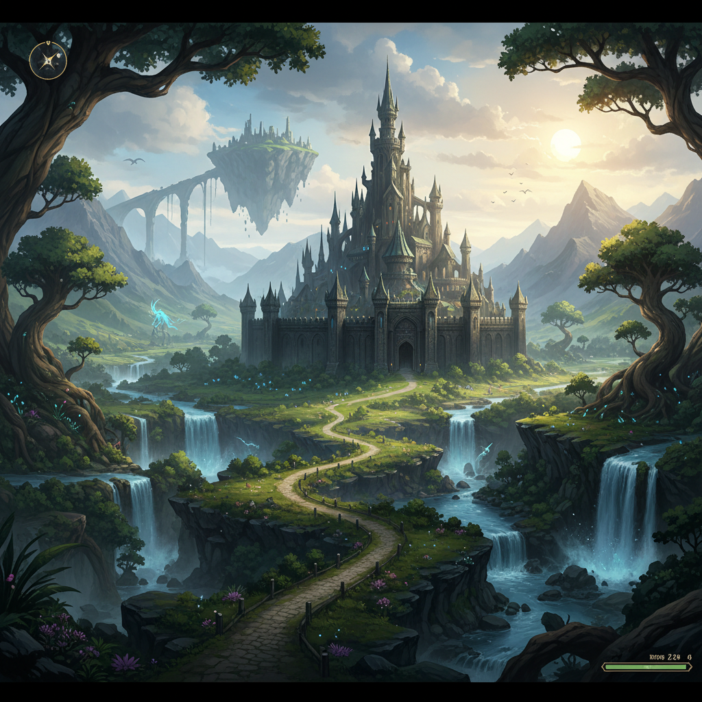 Fantasy open world game — لعبة مغامرة للبلايستيشن 5