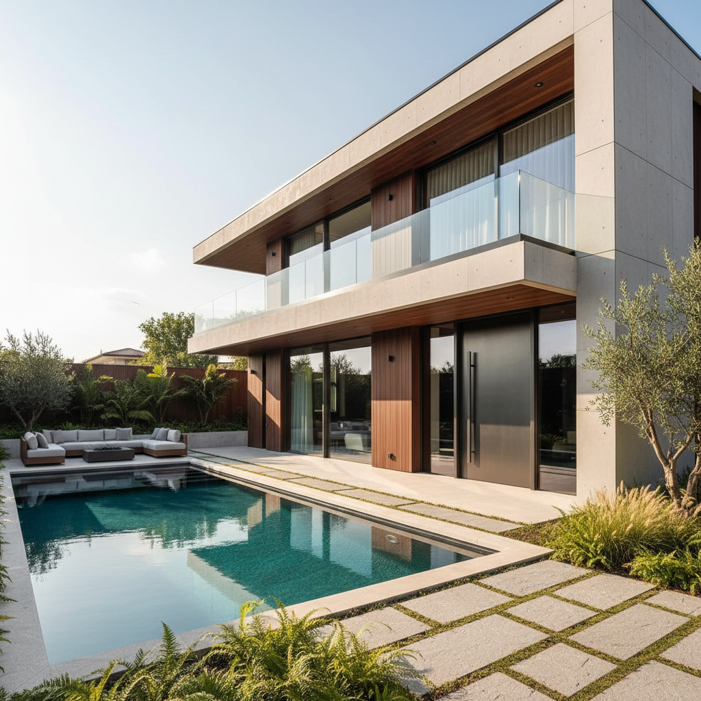 MAK Fern villa exterior with premium finishes and private outdoor space