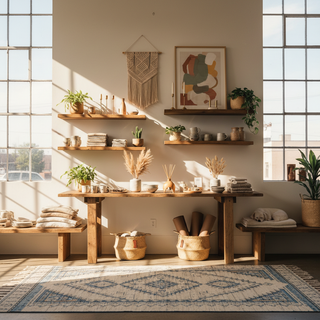 Home goods lifestyle photo optimized for social engagement