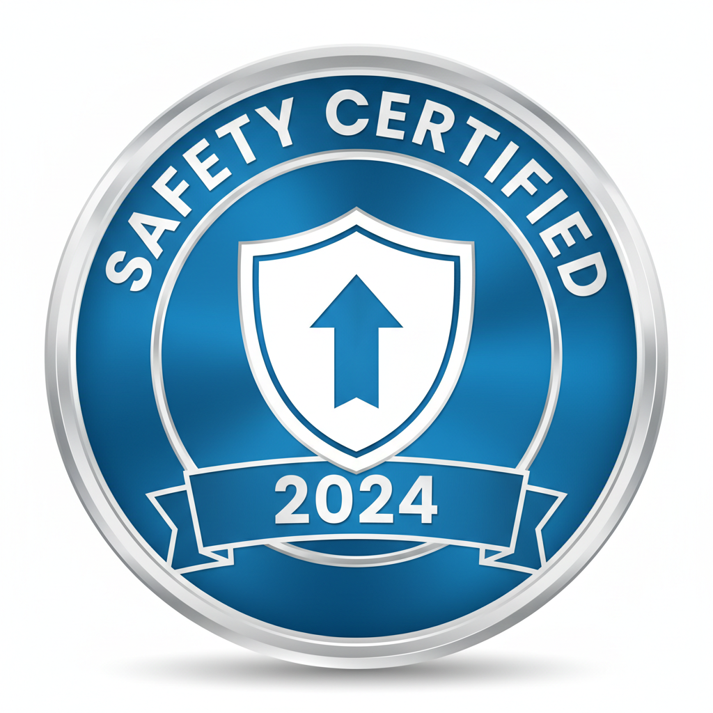 Safety certified icon