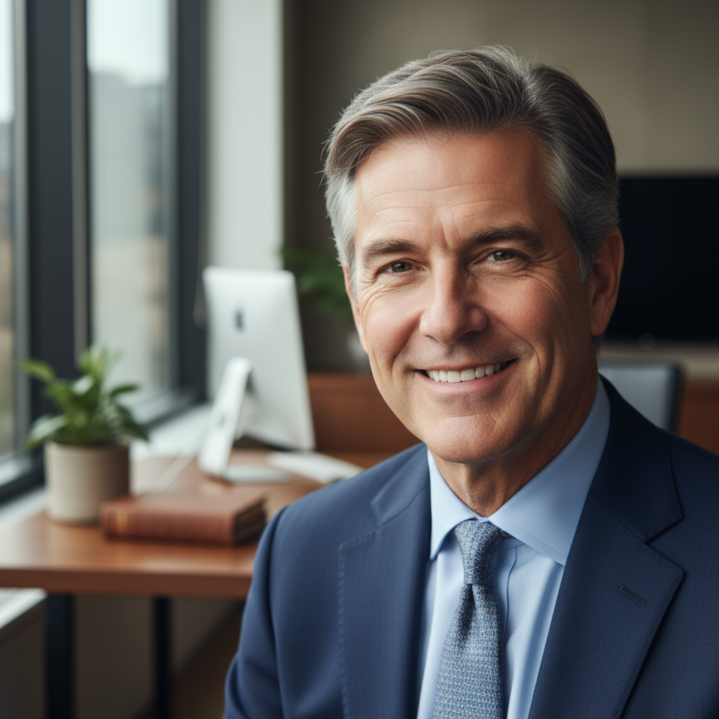 Portrait of Michael Rodriguez, IBC Bank customer who successfully consolidated debt with personal loan
