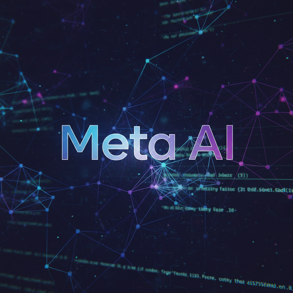 Abstract visualization of neural network nodes glowing blue on dark background representing artificial intelligence