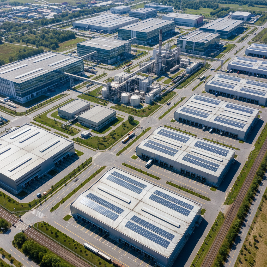 Dongguan industrial manufacturing area