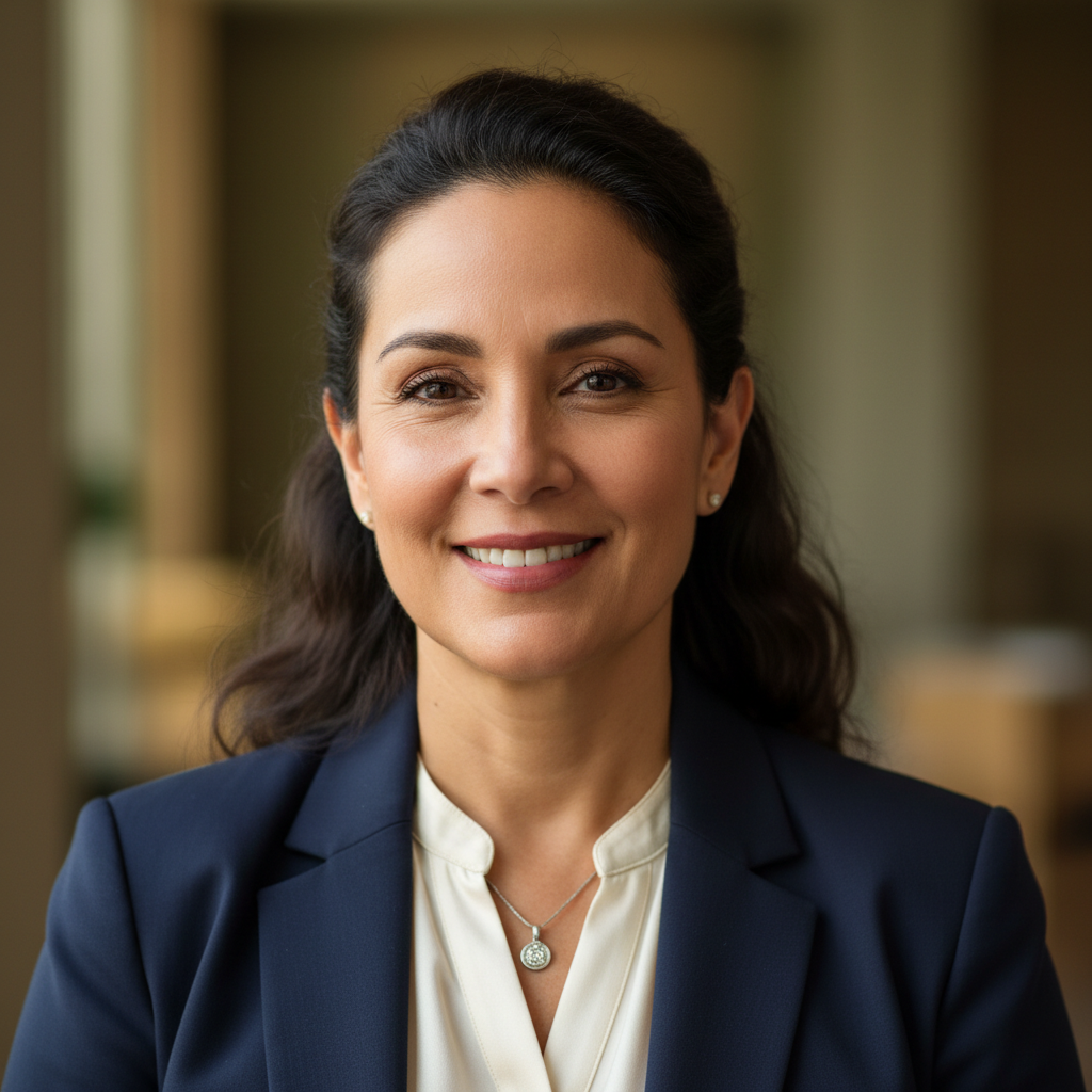 Professional headshot of Sarah Johnson, CTO at TechCorp Solutions