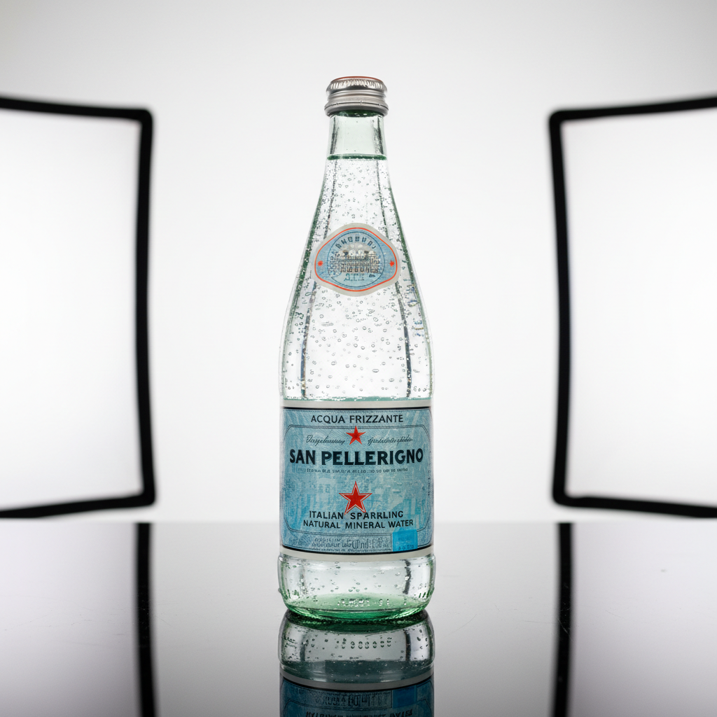 San Pellegrino Sparkling - Italian sparkling mineral water, 750ml bottle