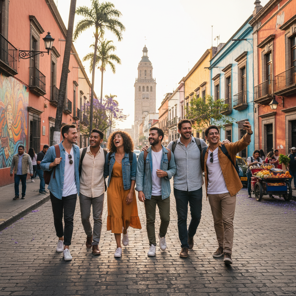 Tomas Herrera from Mexico City who traveled with a friend group