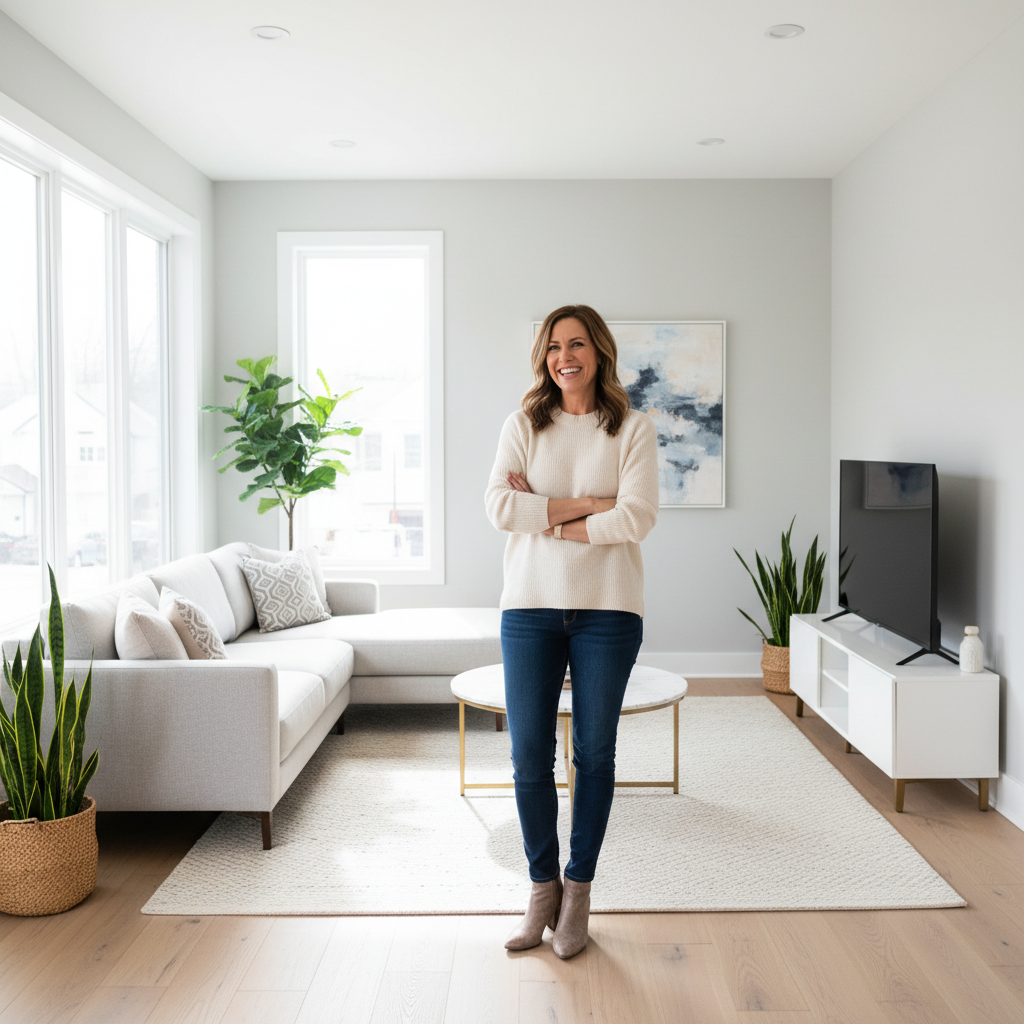 Isabelle Côté, homeowner from Brossard Rive-Sud Quebec, satisfied renovation client testimonial