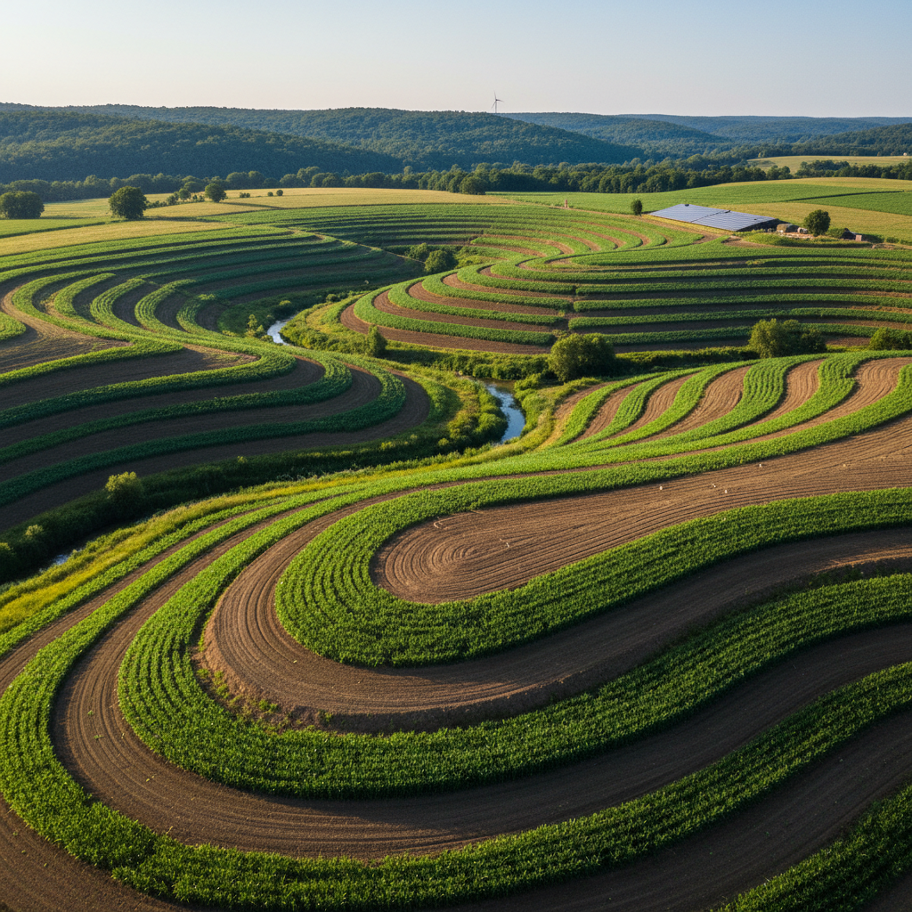 Healthy crop plants with strong stems and vibrant foliage, natural daylight, open agricultural field