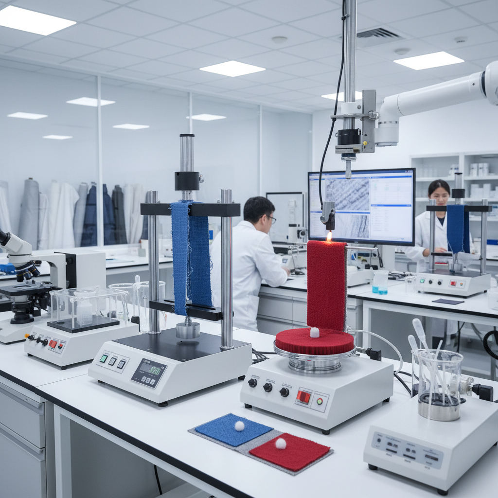 Laboratory scientist testing mineral samples, bright clinical lighting, white lab environment, scientific equipment
