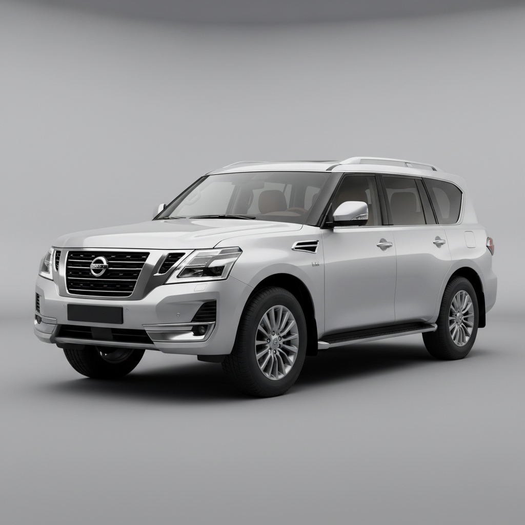 2023 Toyota Land Cruiser 300 in black, parked in desert landscape