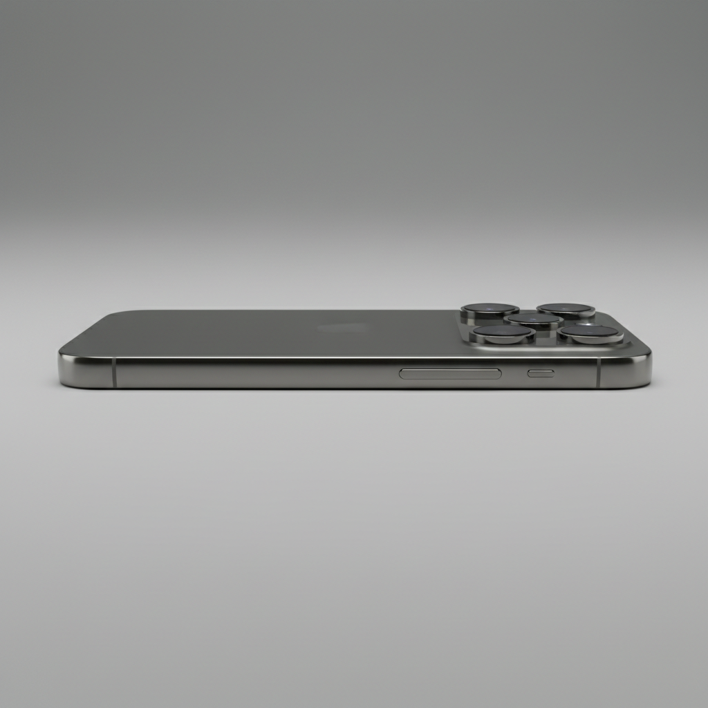iPhone 15 Pro Max with titanium design and advanced camera system