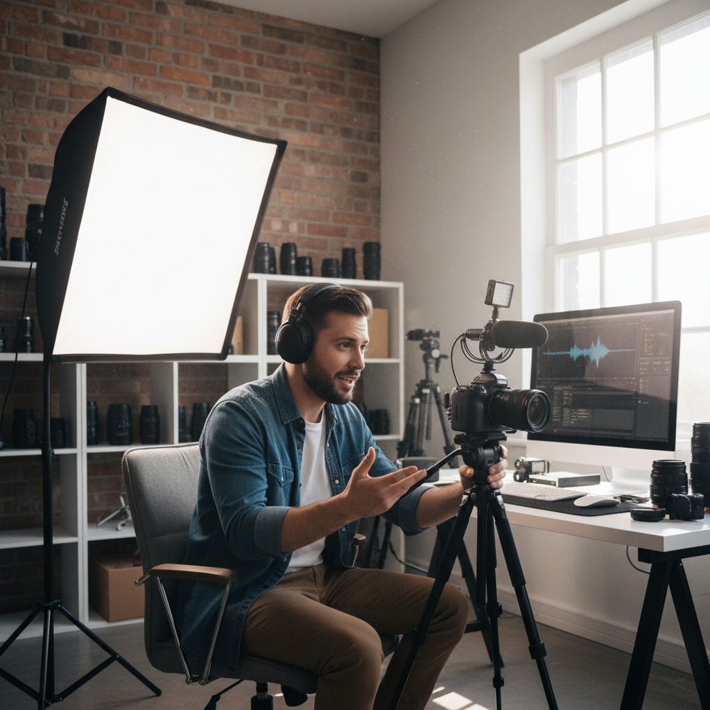 Male content creator