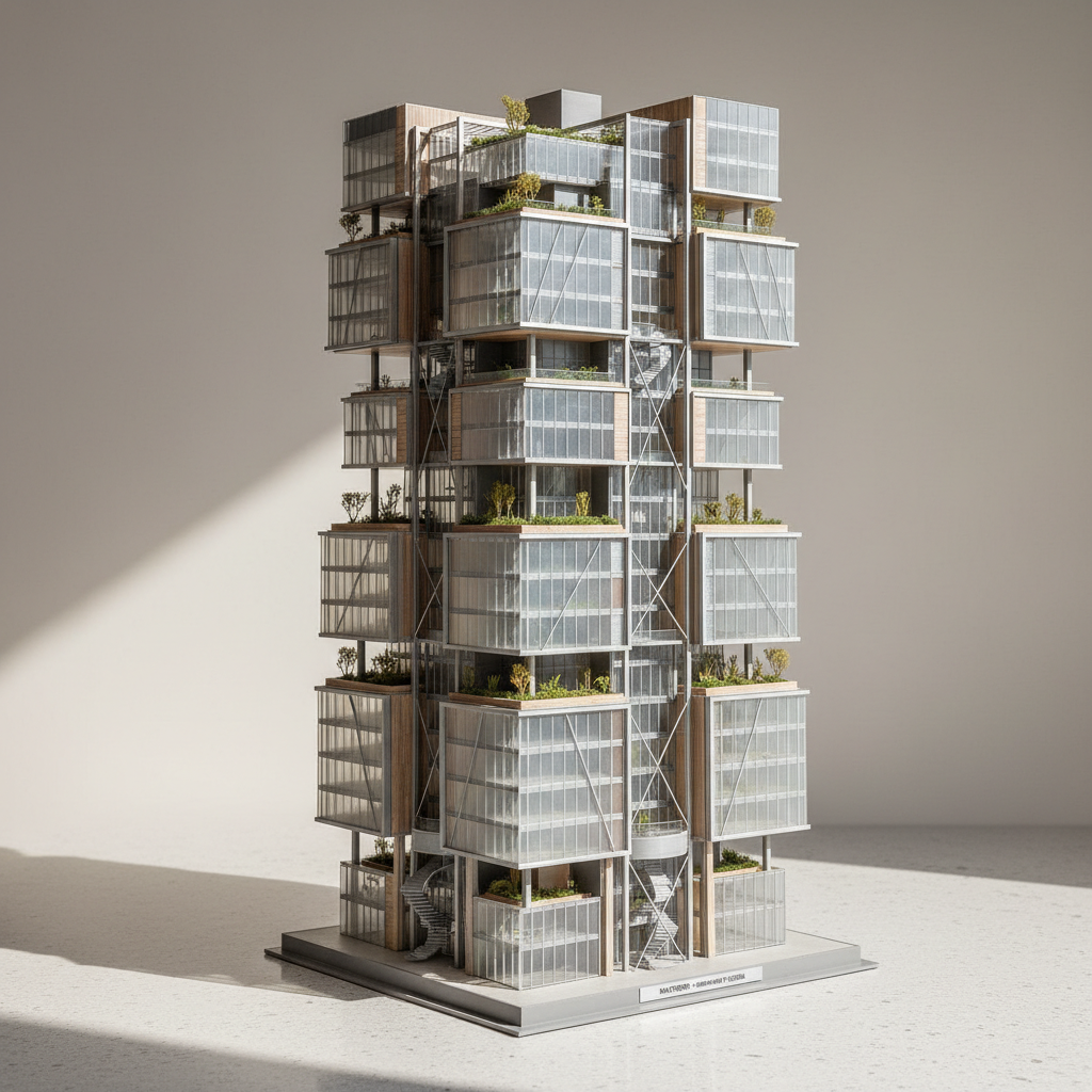 Ad creative for a construction and architecture business targeting high-value clients
