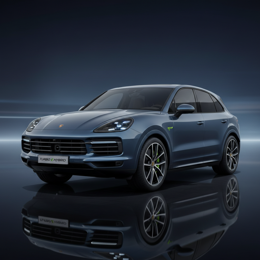 2021 Porsche Cayenne Turbo white luxury SUV on road