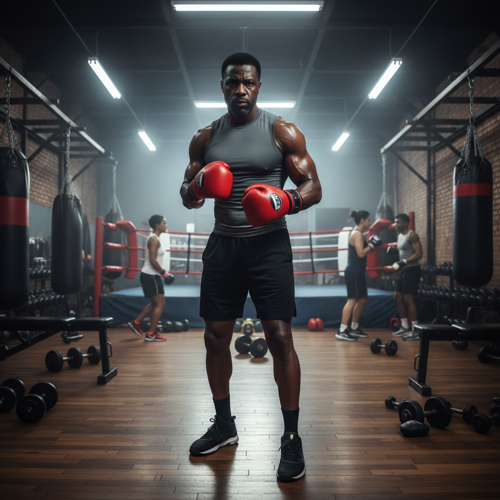DeShawn Carter, African American man in his 40s, boxing gym owner from Philadelphia