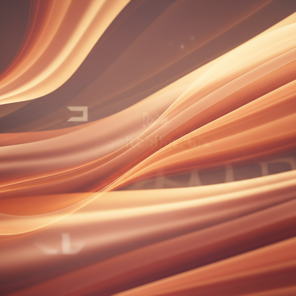 Abstract blurred warm light photography for Soft Architecture release