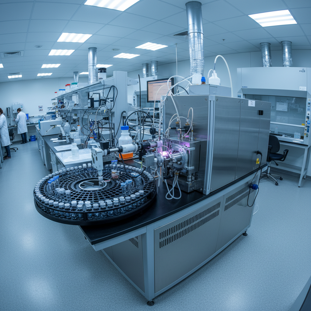 ICP-MS spectrometry instrument for elemental impurity testing in laboratory