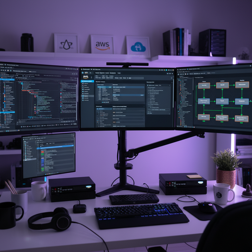 DevOps & Cloud Infrastructure with AWS course thumbnail showing DevOps content