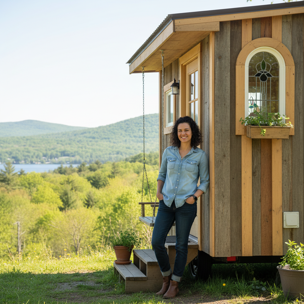 Audrey Fontaine, tiny home developer from Burlington Vermont