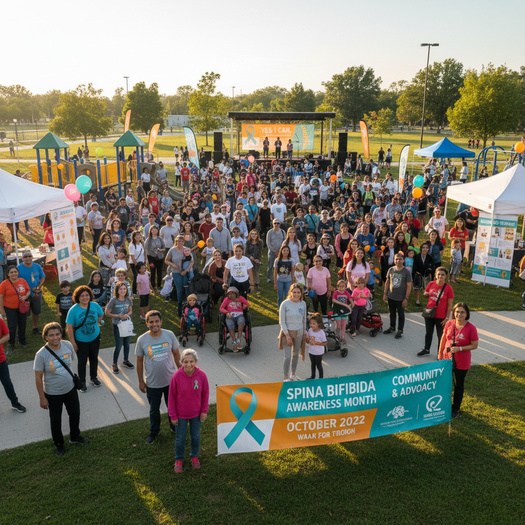 Spina Bifida Awareness Month community event in October 2022 — families and advocates gathered to raise awareness across South Africa