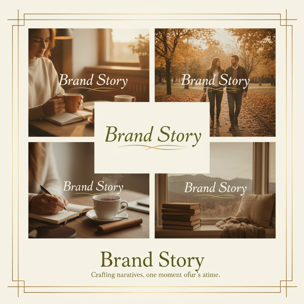 Home decor lifestyle brand film thumbnail with cozy interior and warm atmospheric lighting