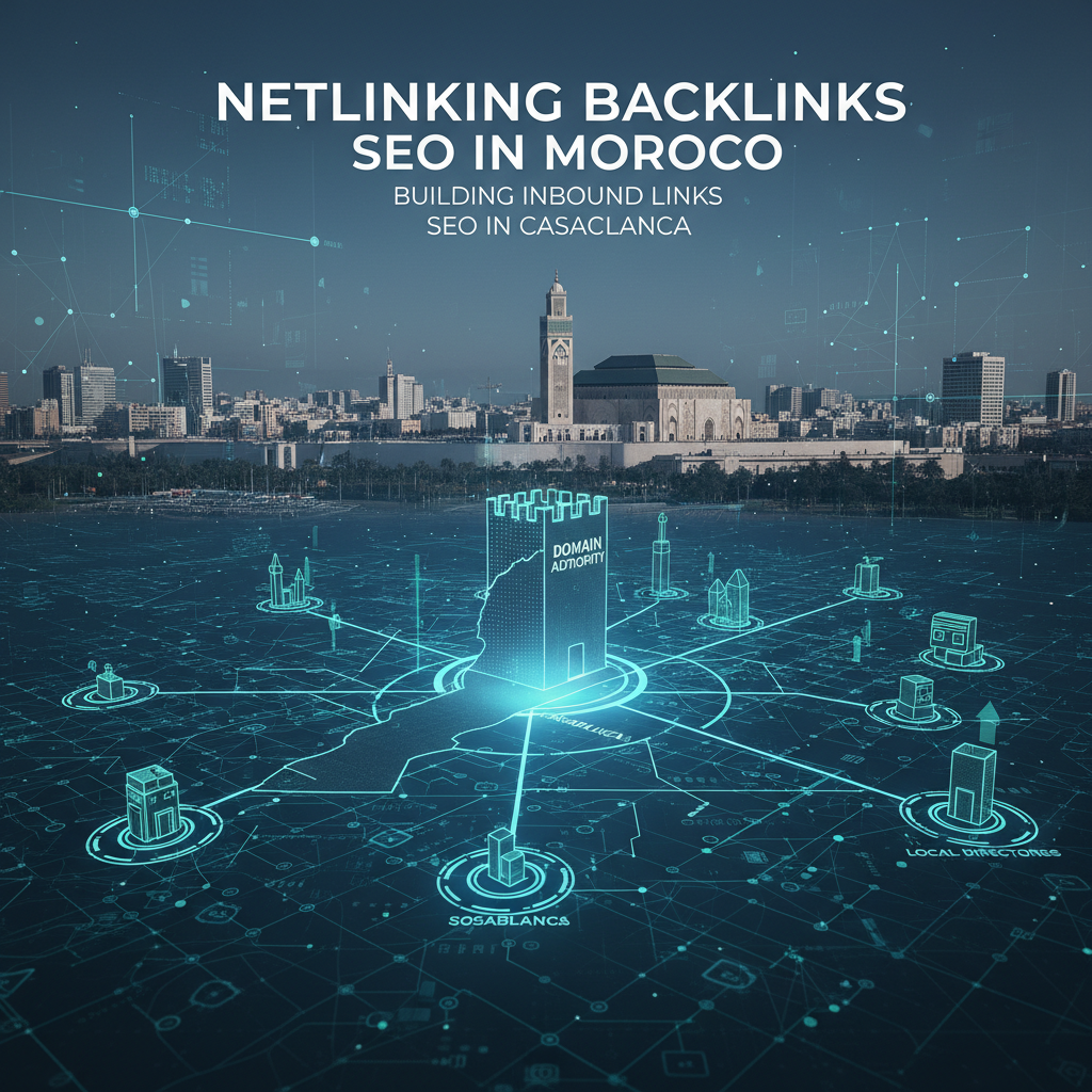 Netlinking backlinks SEO Maroc - construction liens entrants autorité domaine référencement Casablanca