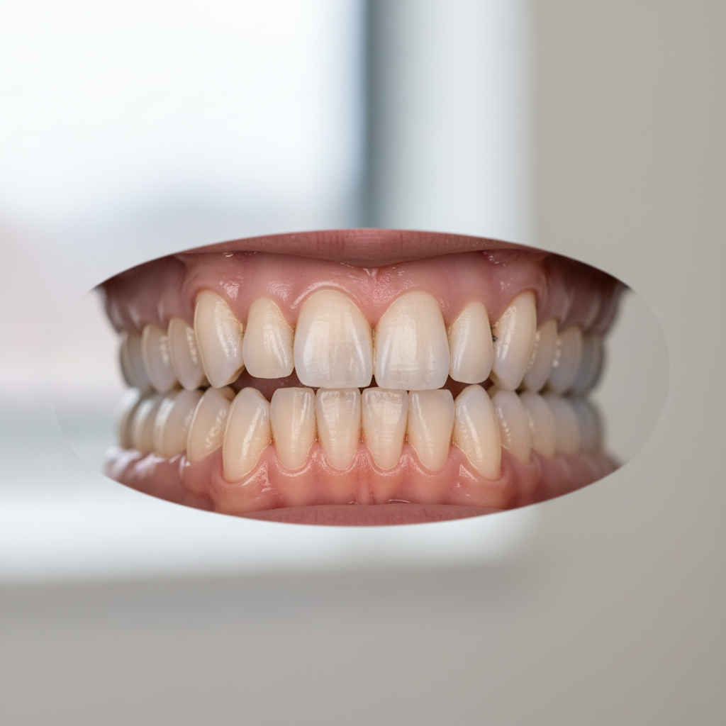 بعد التقويم: أسنان مستقيمة مثالية
