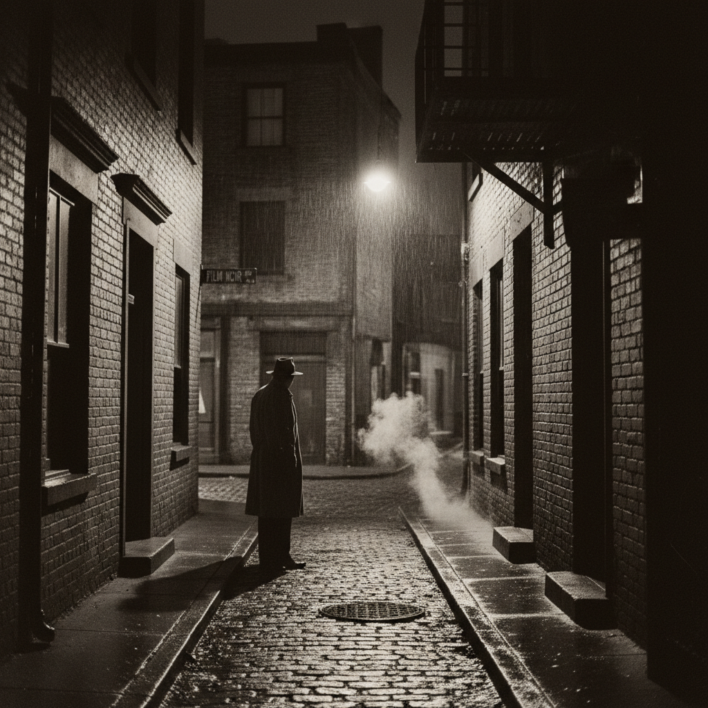 Klassieke filmscène met iconische cinematografie