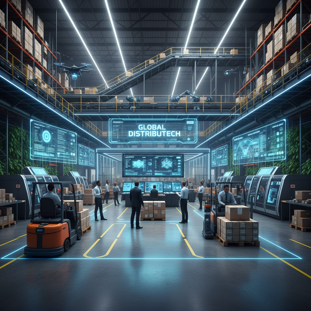 Digital transformation showing modern technology systems and automation in wholesale operations