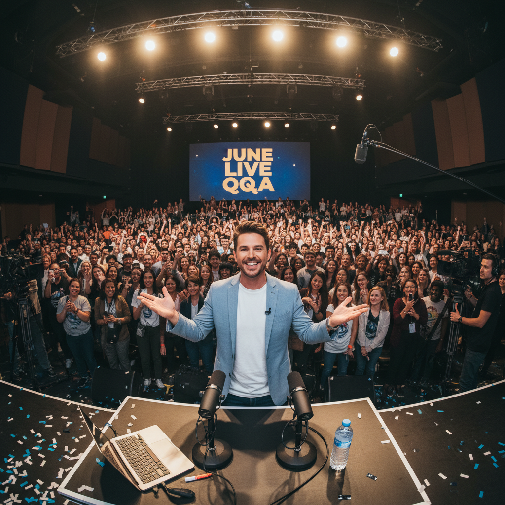 Live Q&A session with fans June recording