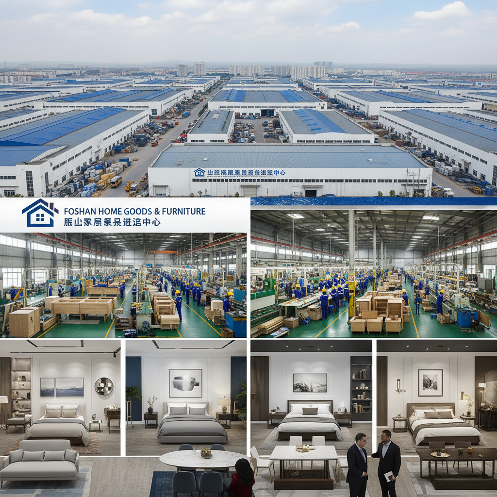 Modern furniture showroom with Chinese-made home products