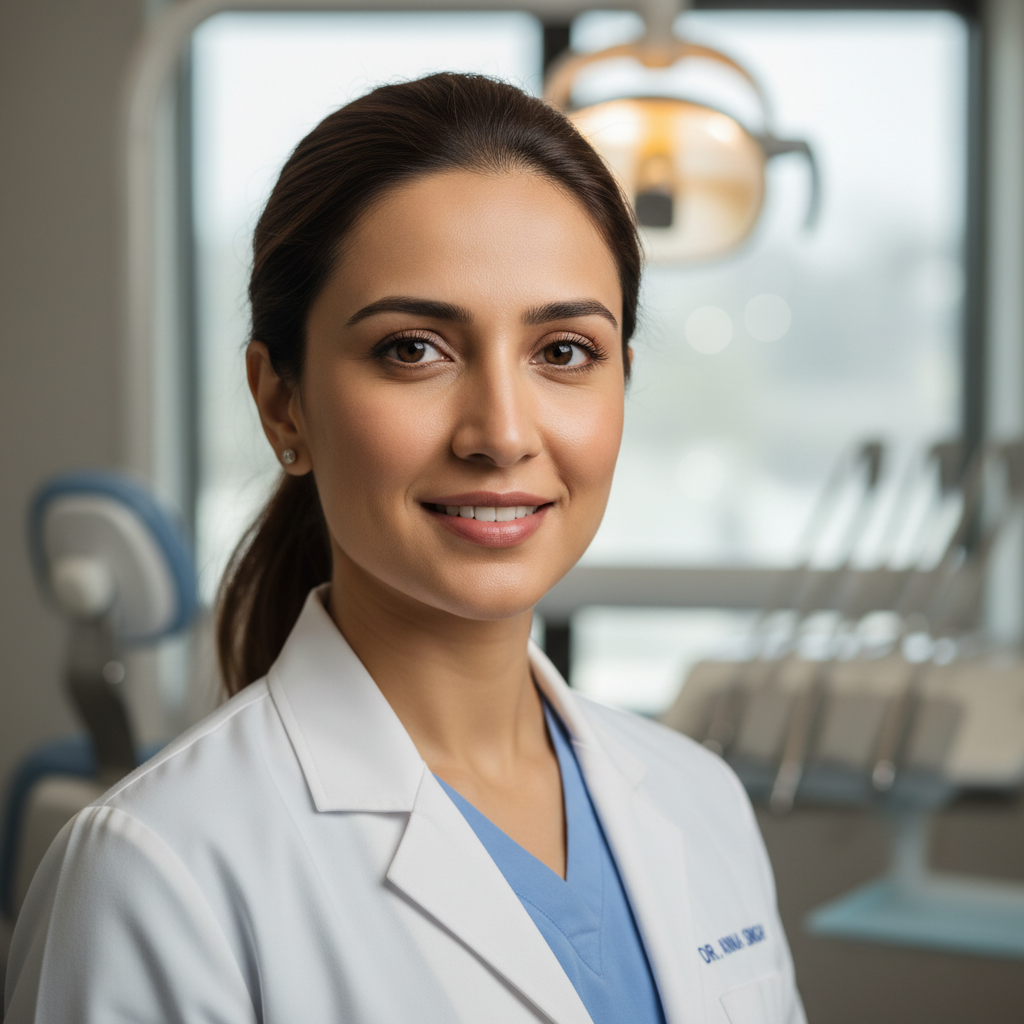 Dr. Jyothi S.N dental surgeon at Jyothi's Dental Clinic Yelahanka Bengaluru smiling