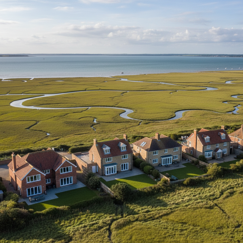 Brancaster coastal village, North Norfolk