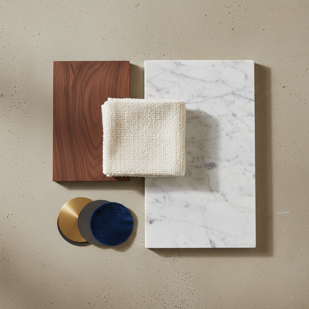Product swatch of selected stone material