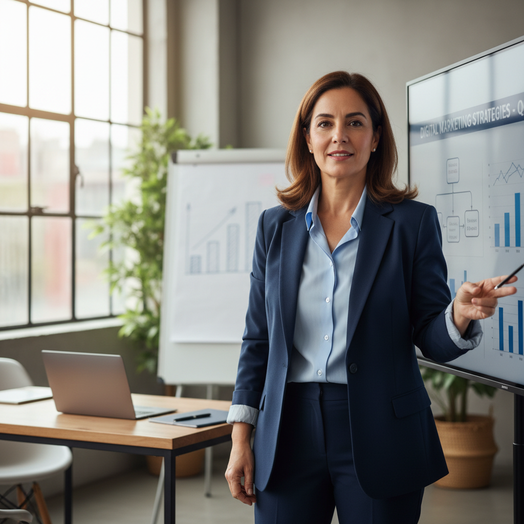 Priya Nair - Diretora de Marketing Digital na Elevate Studios