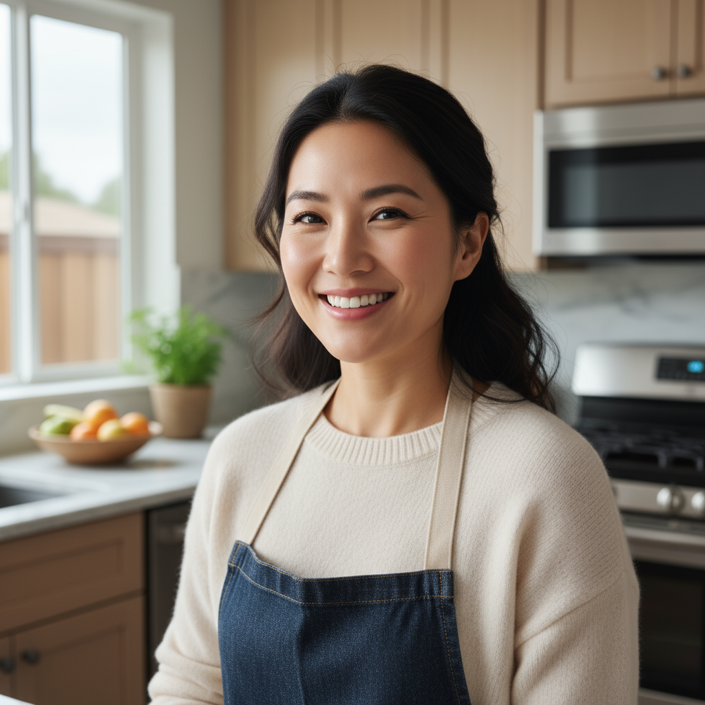 Home cook portrait