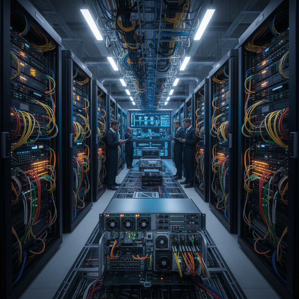 Network equipment and technology infrastructure background