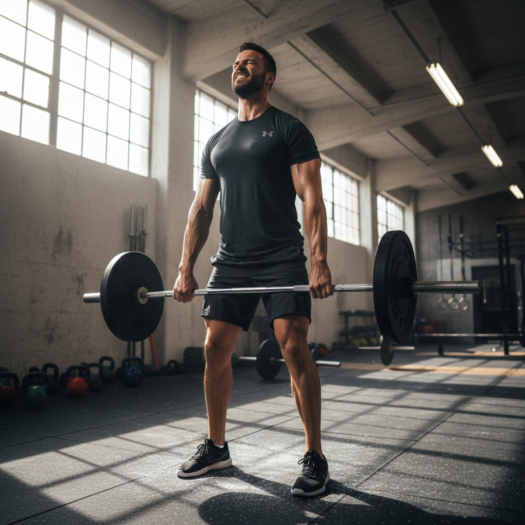 CrossFit athletes training together in intense workout session showing teamwork and determination