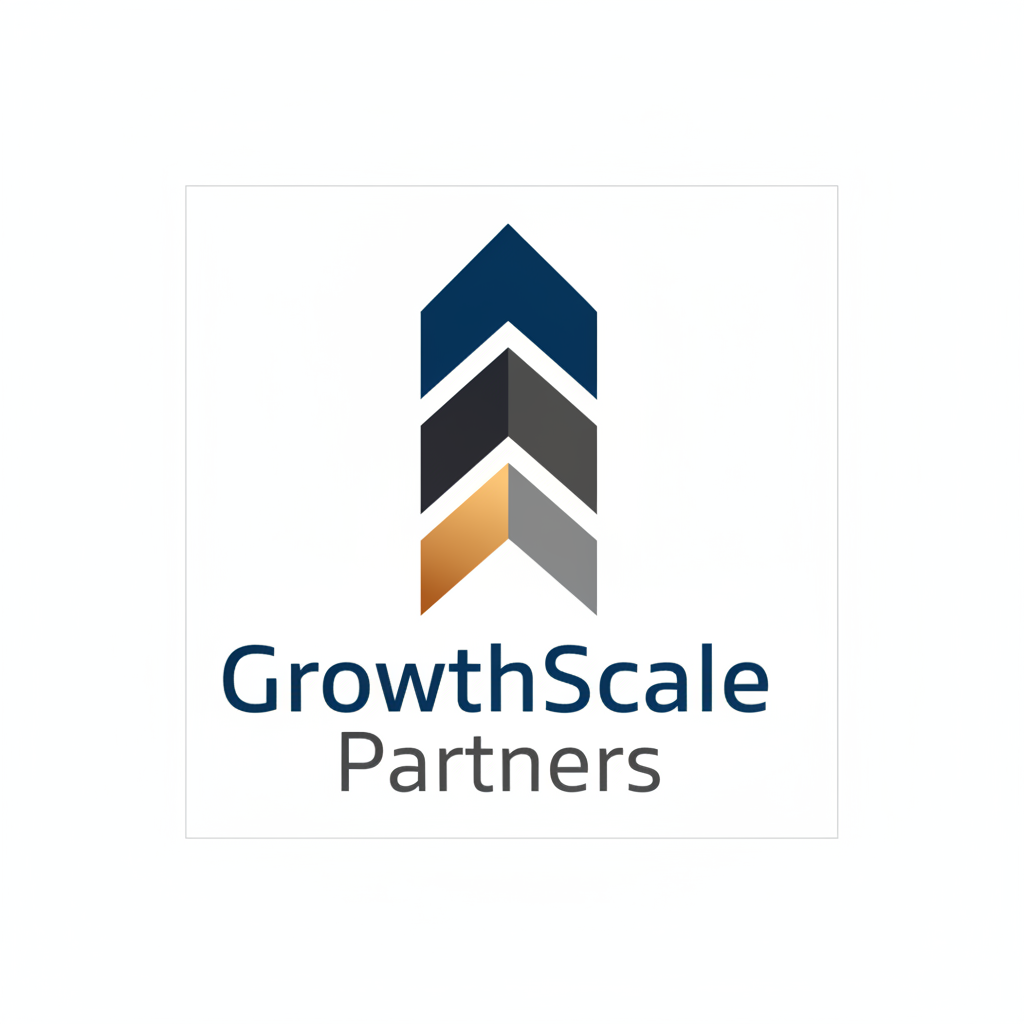 GrowthScale Partners agency logo with modern geometric design