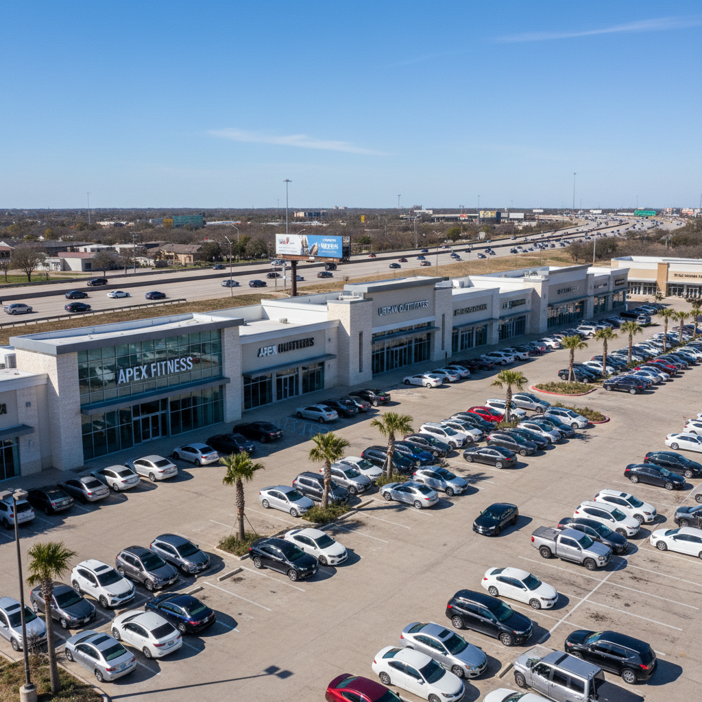 Katy Freeway Strip Mall Expansion construction site thumbnail
