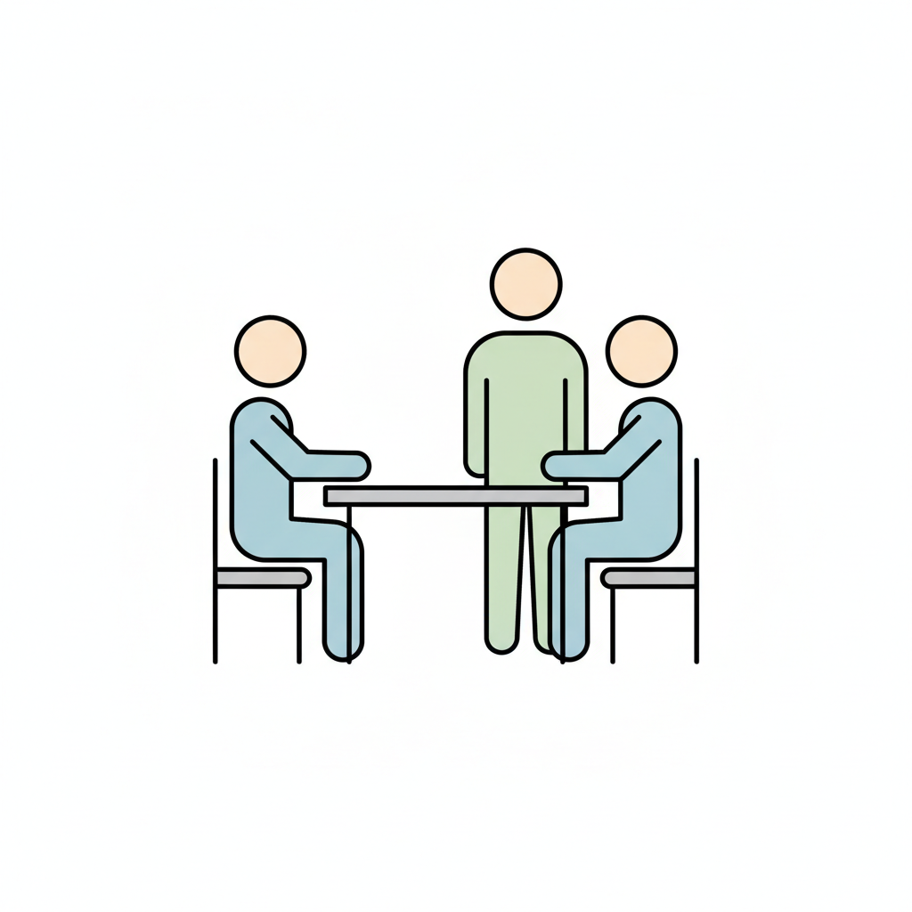 In-person meeting icon