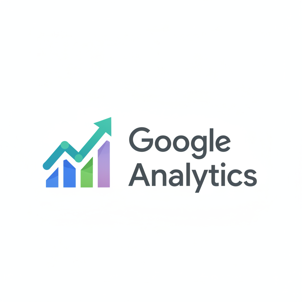 Google Analytics platform logo showing data visualization icon